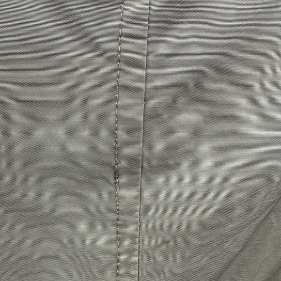 Ted Baker khaki button down purple lined midi length jacket. 3 (med) 38 - Picture 6 of 16